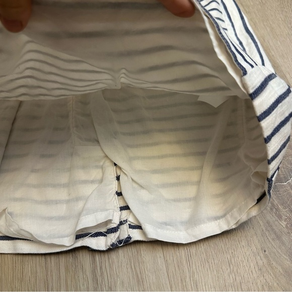 Banana Republic White and Navy Striped Dress - Picture 9 of 10